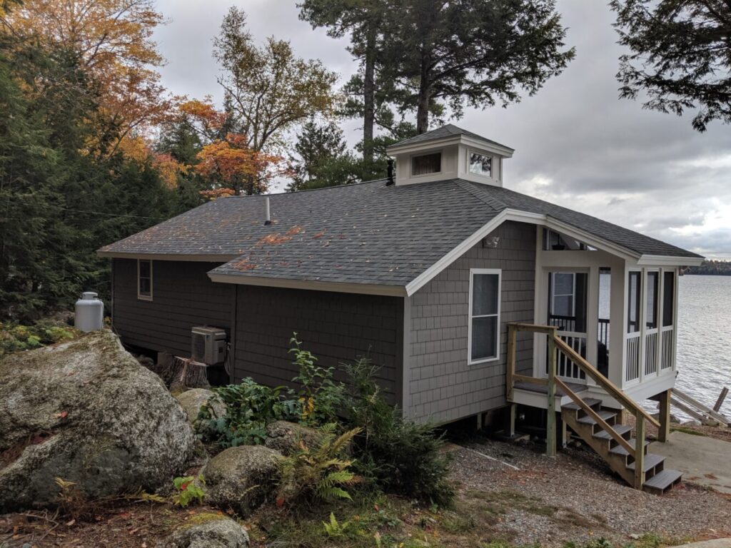 New addition to a Cabin on a Lake